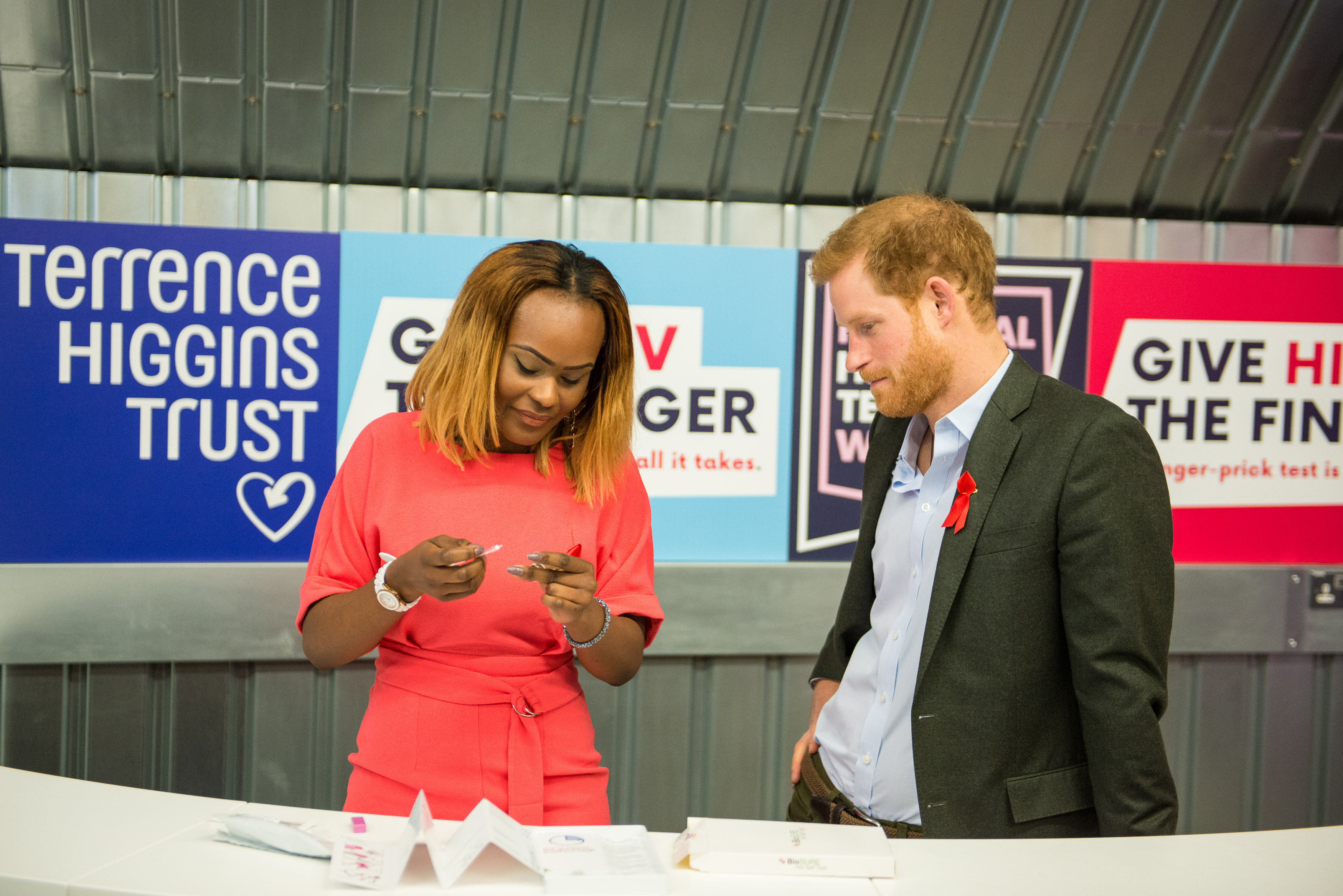 Prince Harry visiting our Hackney pop-up shop